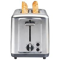 Hamilton Beach Extra-Wide Slot Toaster - 2-Slice - Brushed Stainless Steel