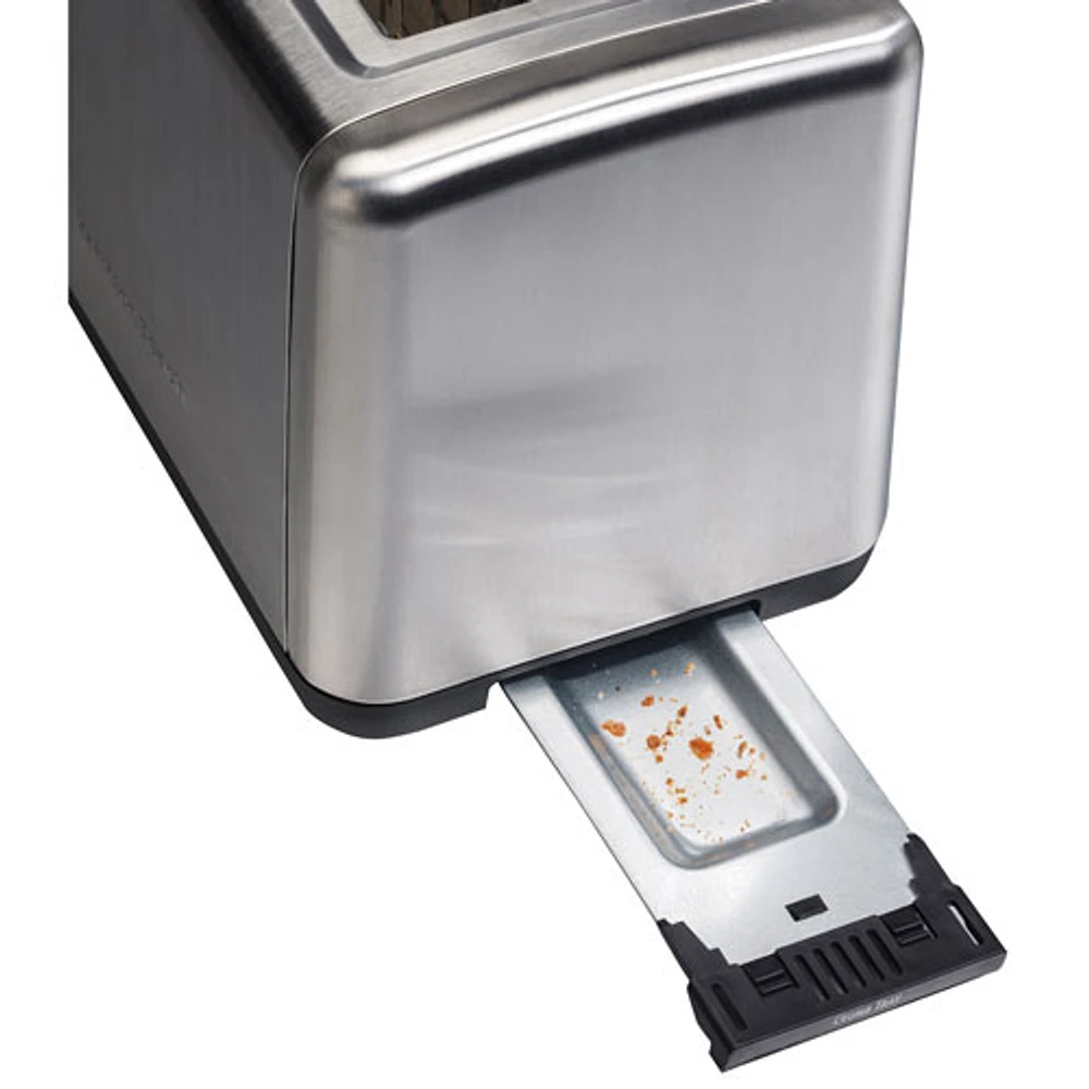 Hamilton Beach Extra-Wide Slot Toaster - 2-Slice - Brushed Stainless Steel