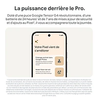 Pixel 9 Pro XL de 256 Go de Google - Quartz rose - Déverrouillé