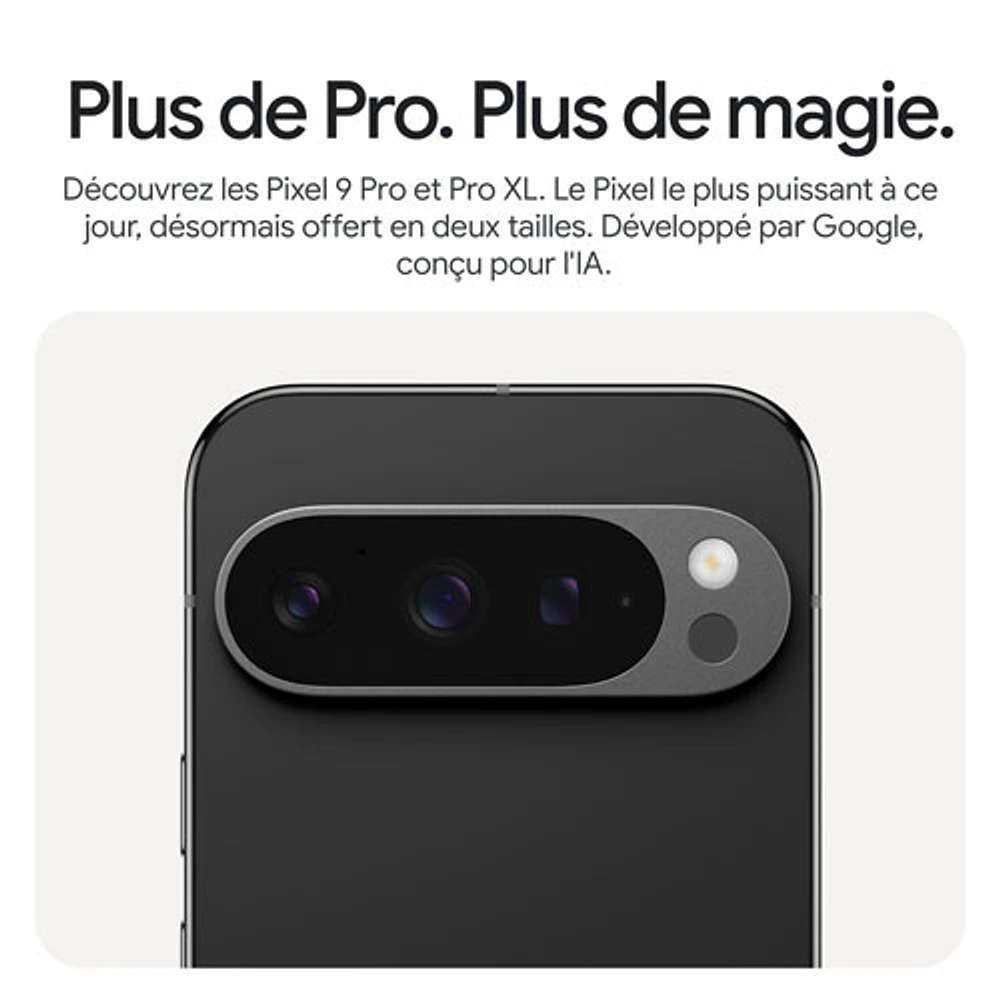 Pixel 9 Pro de 256 Go de Google - Quartz rose - Déverrouillé