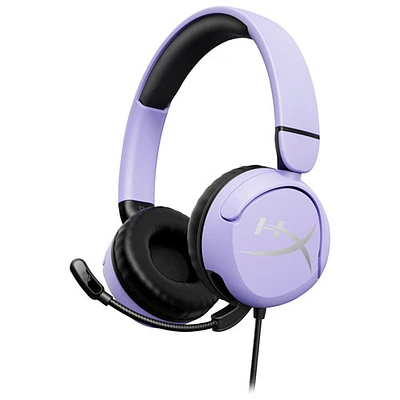 Casque d'écoute à isolation sonore Cloud Mini de HyperX - Lavande