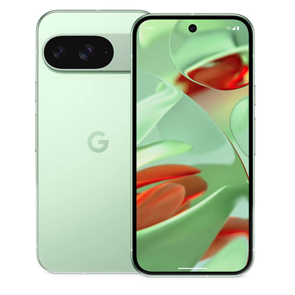 Freedom Mobile Google Pixel 9 256GB - Wintergreen - Monthly Tab Plan