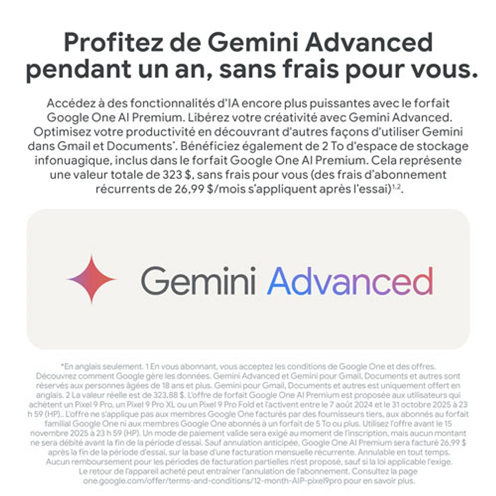 Pixel 9 Pro de 256 Go de Google avec TELUS - Quartz rose - Financement mensuel