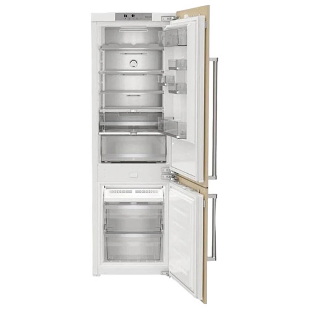 KitchenAid 22" 8.8 Cu. Ft. Built-In Bottom Freezer Refrigerator (KBBX102MPA) - Custom Panel