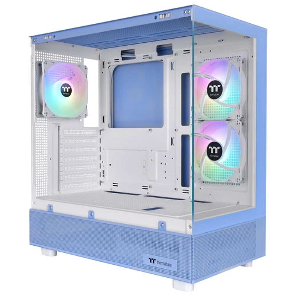 Thermaltake View 270 Plus TG ARGB Mid-Tower ATX Computer Case - Hydrangea Blue