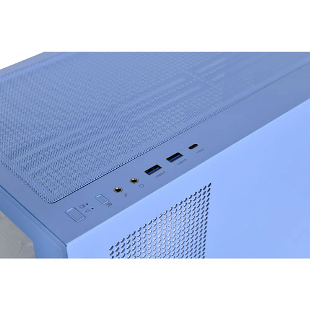 Thermaltake View 270 Plus TG ARGB Mid-Tower ATX Computer Case - Hydrangea Blue