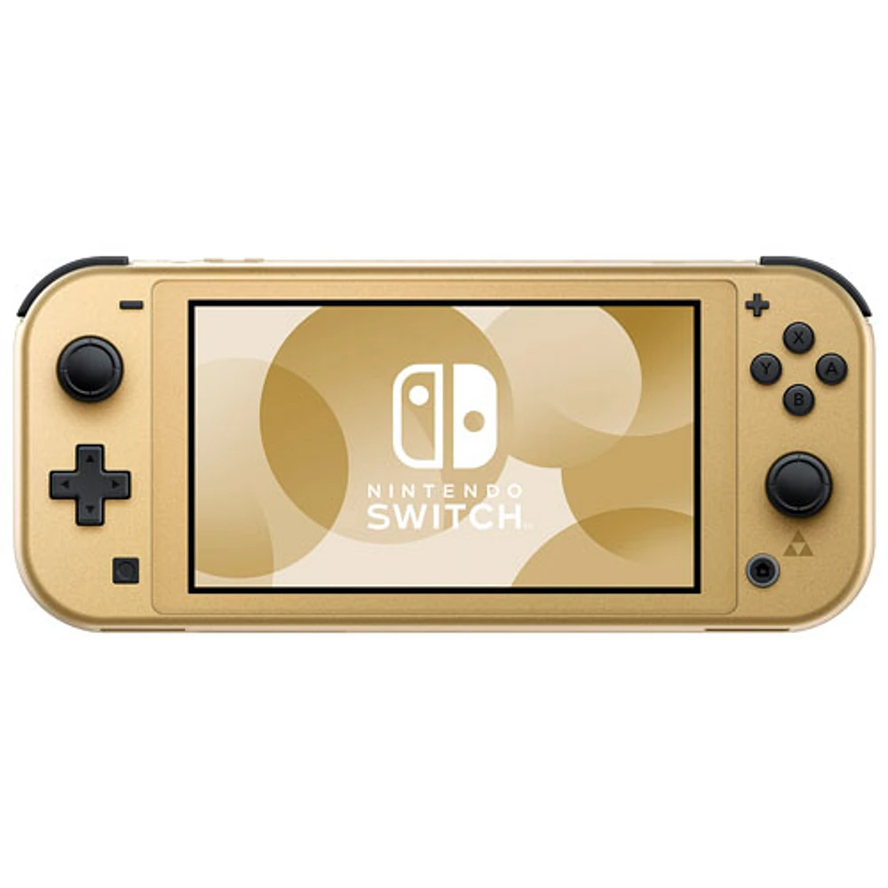 Nintendo Switch Lite: Hyrule Edition with 12-Month Online + Expansion Pack Membership - Gold