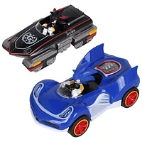 NKOK Sonic & Shadow Pull Back Cars (6431) - Blue/Black