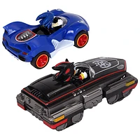 NKOK Sonic & Shadow Pull Back Cars (6431) - Blue/Black