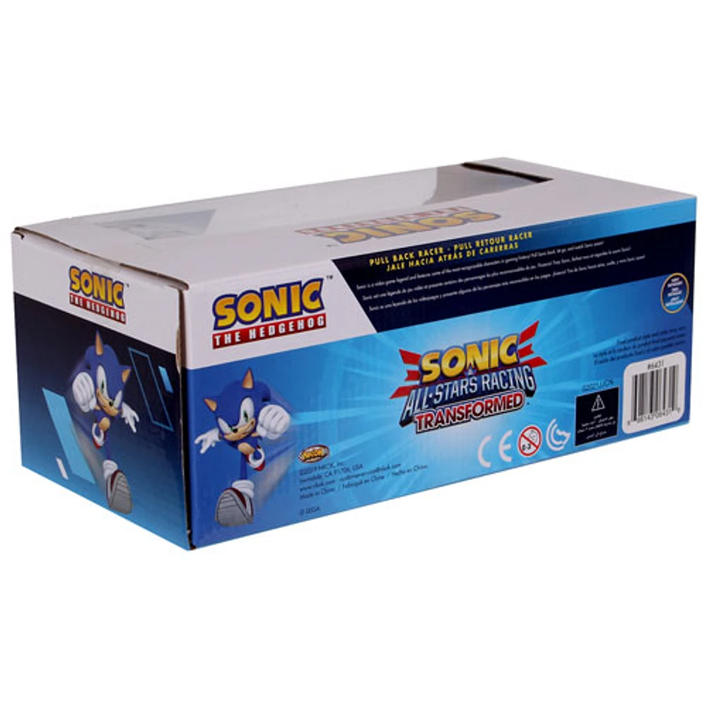 NKOK Sonic & Shadow Pull Back Cars (6431) - Blue/Black