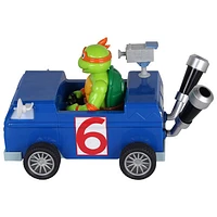 Voiture téléguidée TMNT Michelangelo Channel 6 de NKOK (2403) - Bleu/Rouge