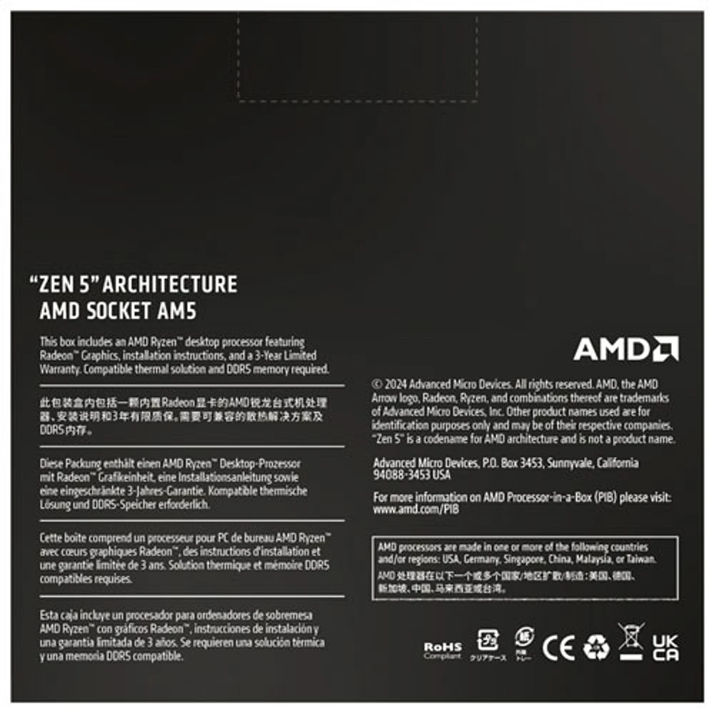 AMD Ryzen 9 9950X 16-Core 5.7GHz AM5 Processor