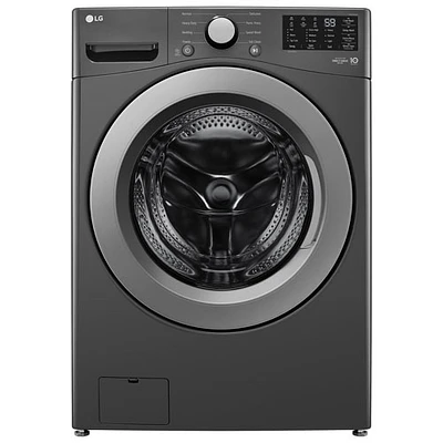 Laveuse à chargement frontal de 5,8 pi³ de LG (WM3470CM) - Noir - Exclusivité Best Buy