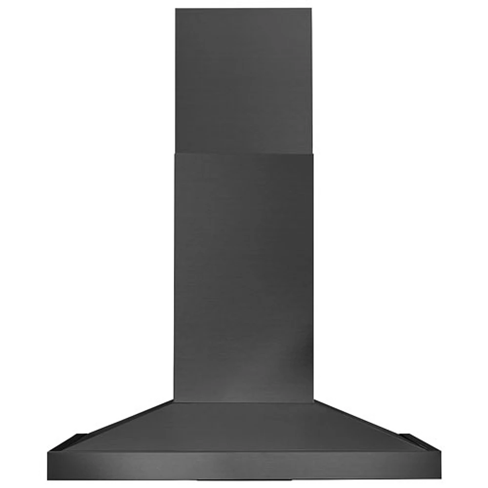 Broan 30" Wall Mount Range Hood (EWS1306BLS) - Black Stainless Steel