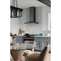 Broan 30" Wall Mount Range Hood (EWS1306BLS) - Black Stainless Steel