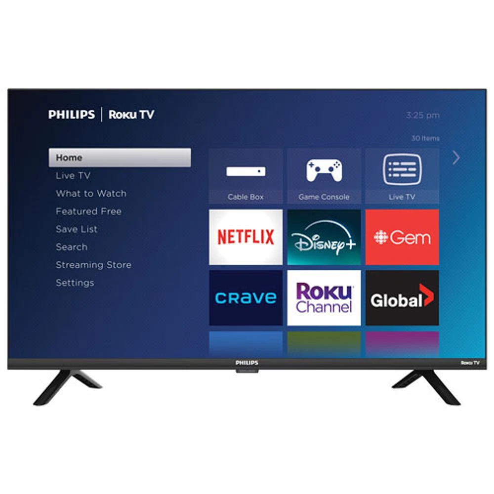 Philips 32" 720p HD LCD Roku TV Smart TV (32PFL4674/F6) - 2024