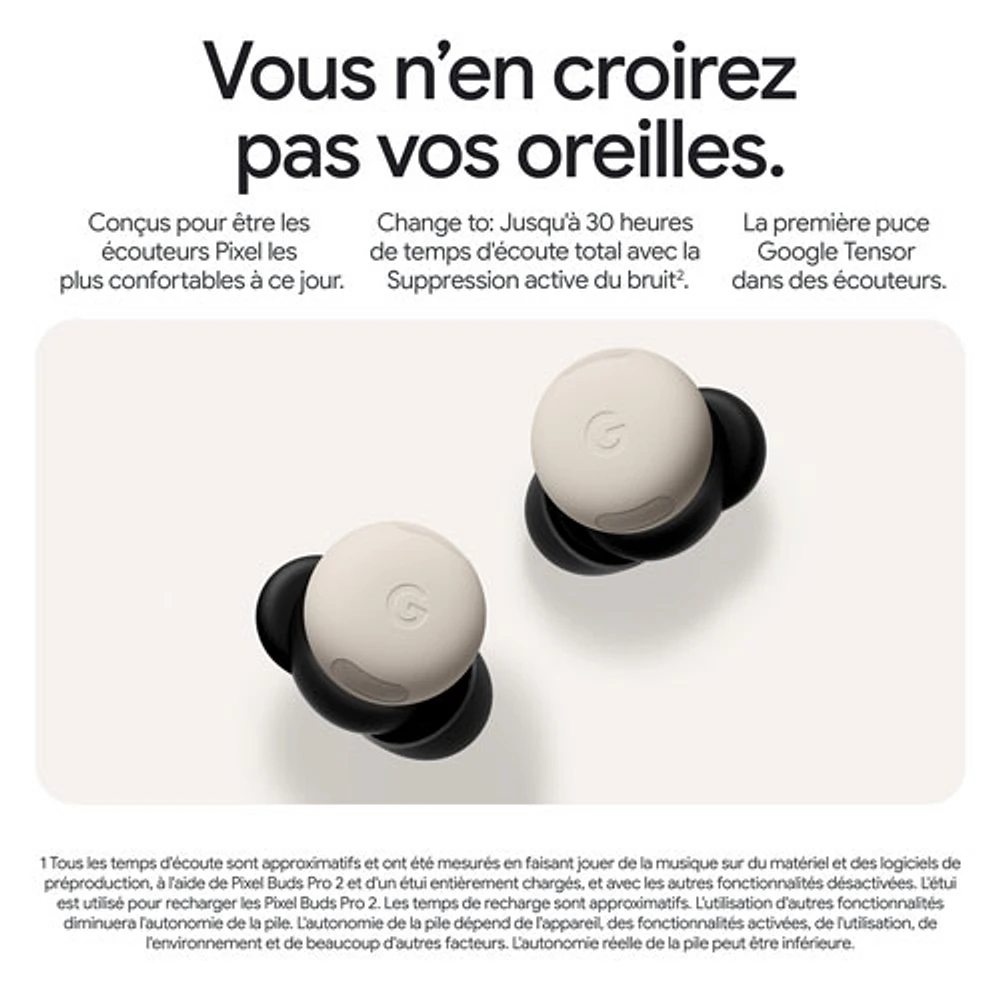 Google Pixel Buds Pro 2 In-Ear Noise Cancelling True Wireless Earbuds