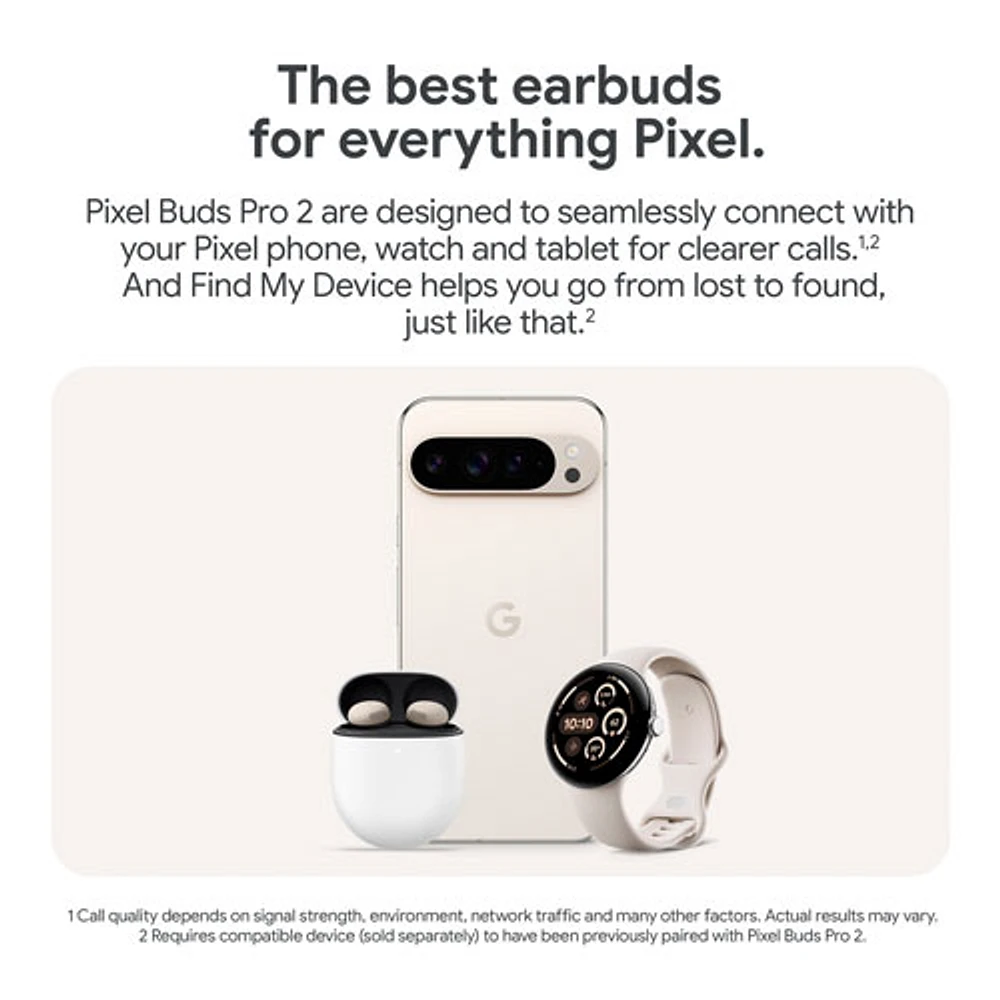 Google Pixel Buds Pro 2 In-Ear Noise Cancelling True Wireless Earbuds