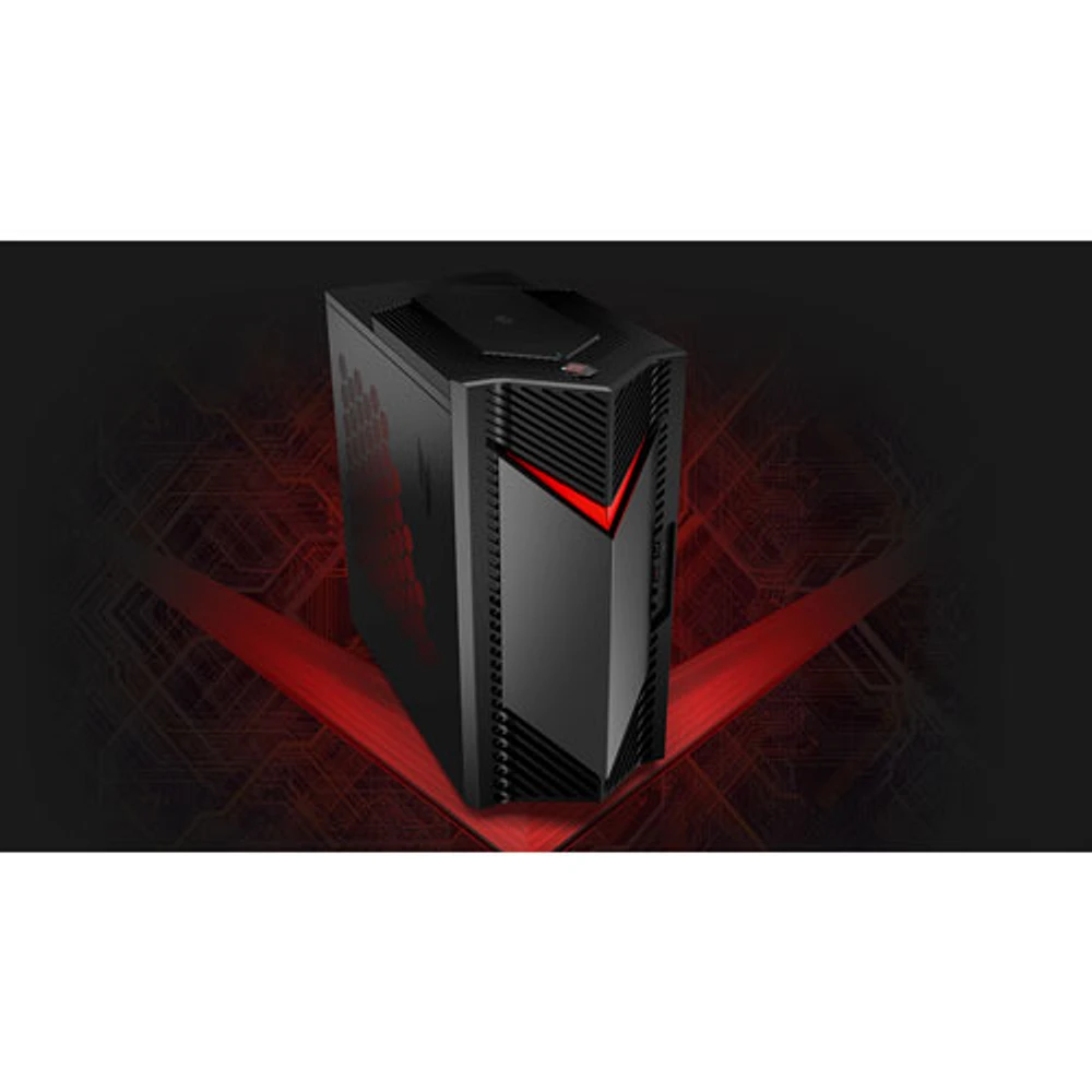 Acer Nitro N50 Gaming PC - Black/Red (Intel Core i5-14400F/16GB RAM/512GB SSD/GeForce RTX 3050/Win11)