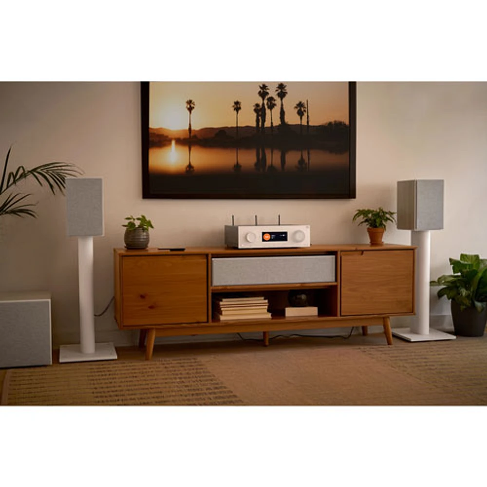 Haut-parleur d'étagère 5,25 po Stage250B de JBL - Paire - Café au lait