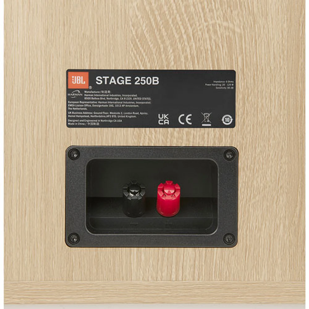 Haut-parleur d'étagère 5,25 po Stage250B de JBL - Paire - Café au lait