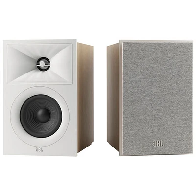 JBL Stage240B 4.5" Bookshelf Speaker - Pair - Latte