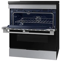 Samsung 30" 6.3 Cu. Ft. Double Oven Slide-In Induction Air Fry Range (NSI6DG9550SRAC) - Stainless Steel