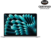 Open Box - Apple MacBook Air 13" w/ Touch ID (2024) - Silver (Apple M3 Chip / 512GB SSD / 8GB RAM) - English