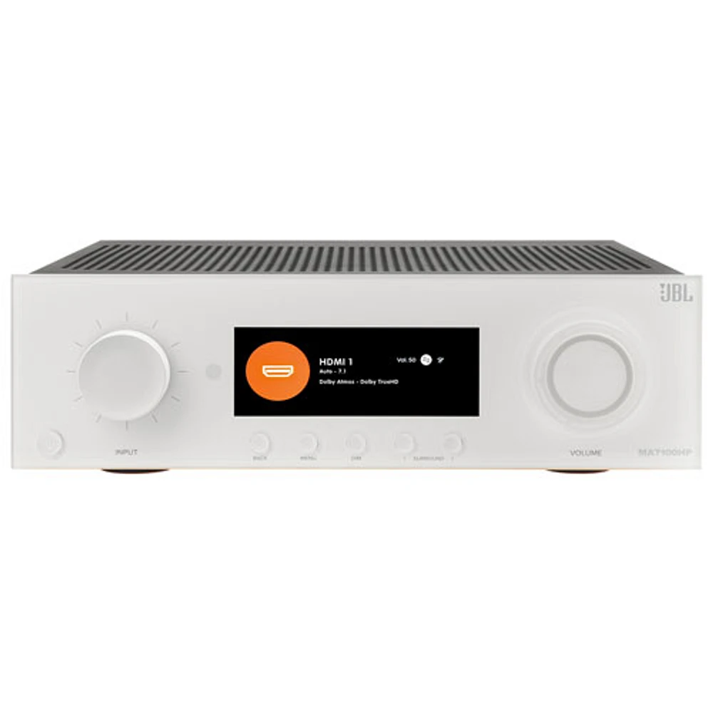 JBL MA Series JBLMA7100HPWHTAM 7.2 Channel Network 8K Ultra HD AV Receiver - White