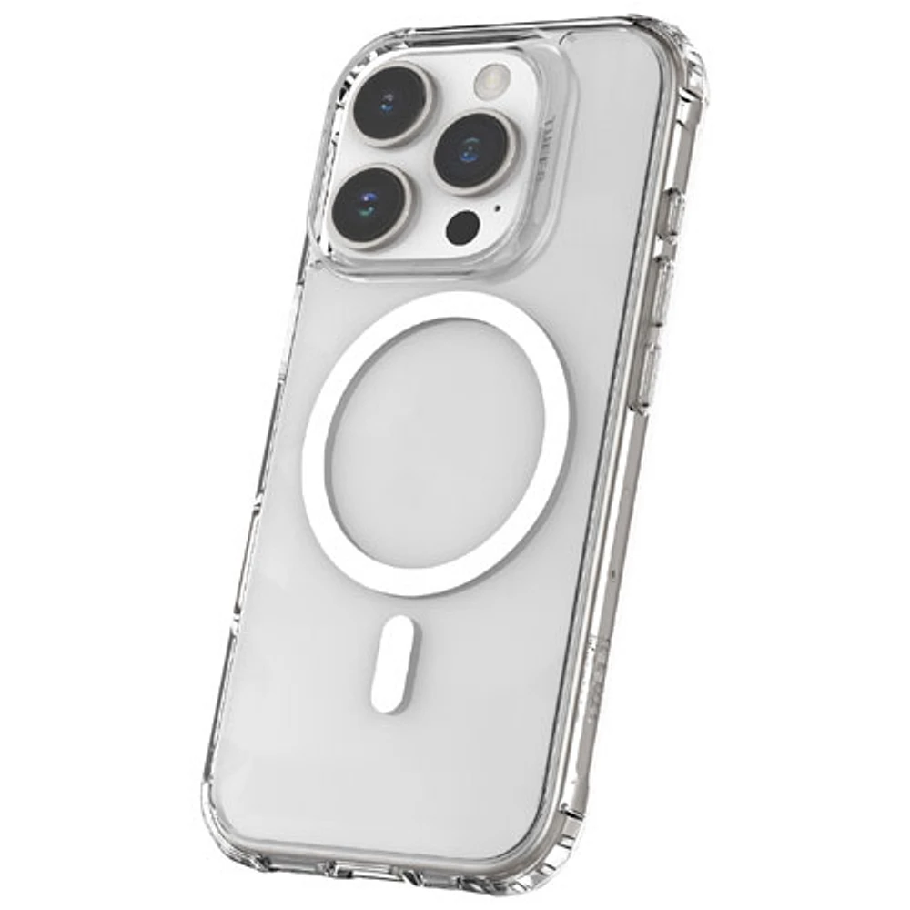 Étui rigide ajusté Rugged de TUFF8 avec MagSafe pour iPhone 16 Pro - Transparent