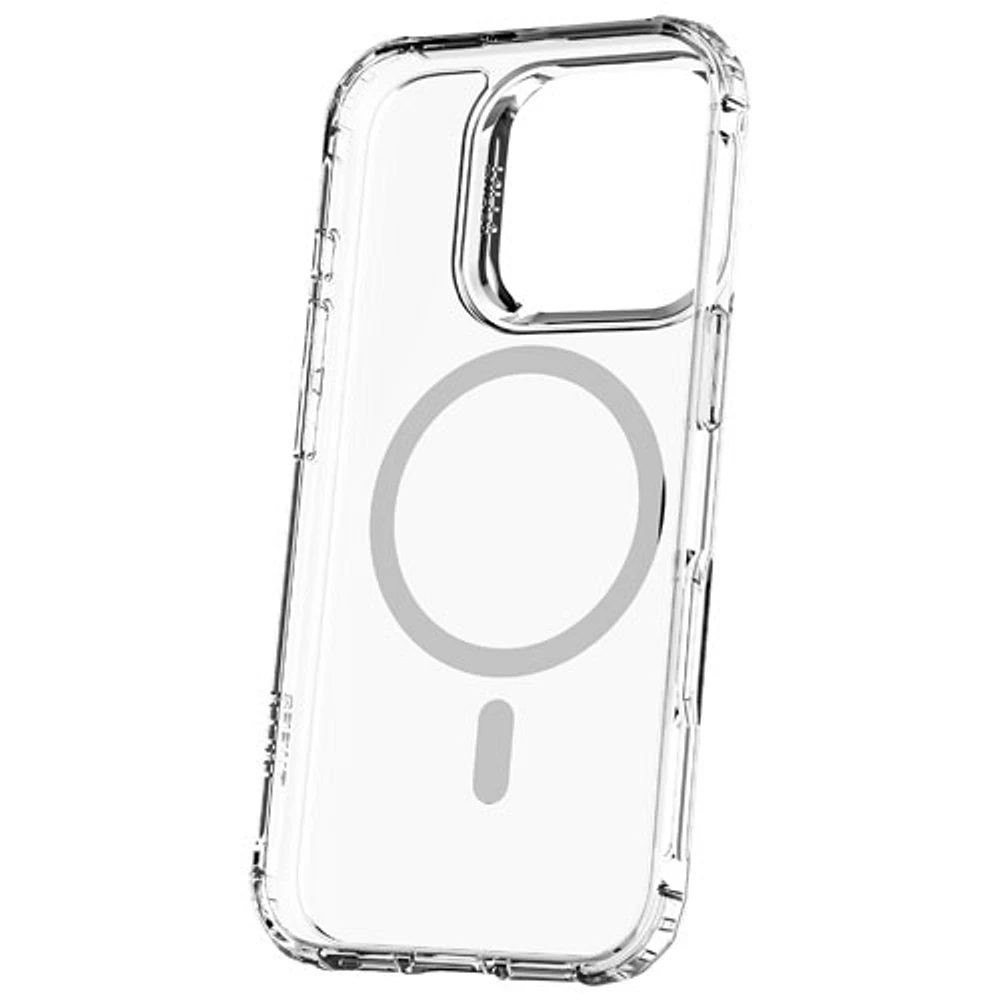 Étui rigide ajusté Rugged de TUFF8 avec MagSafe pour iPhone 16 Pro - Transparent