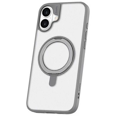 Étui rigide ajusté Glide 360 de TUFF8 avec MagSafe pour iPhone 16 - Transparent