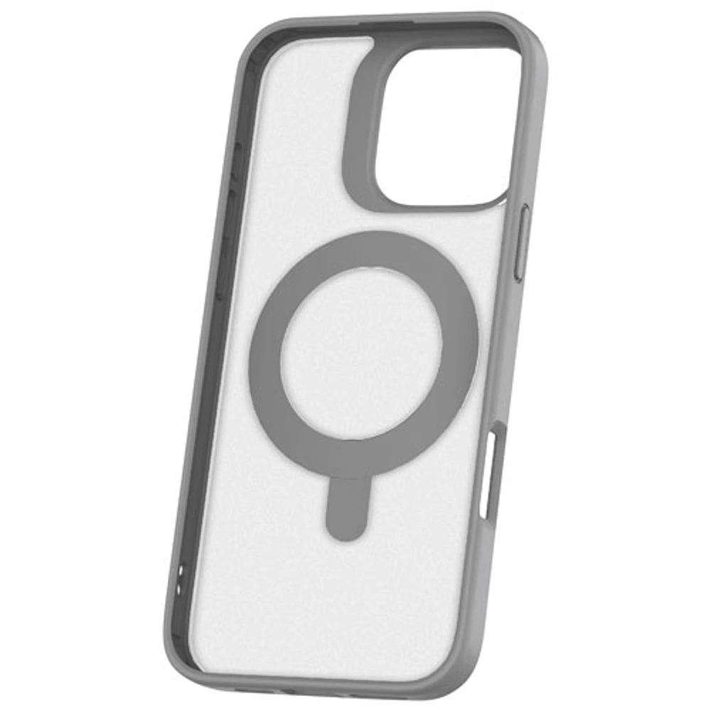 Étui rigide ajusté Glide 360 de TUFF8 avec MagSafe pour iPhone 16 Pro - Transparent