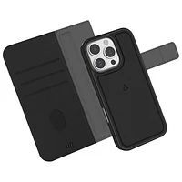 LBT 2-in-1 Switch Wallet Case with MagSafe for iPhone 16 Pro - Black