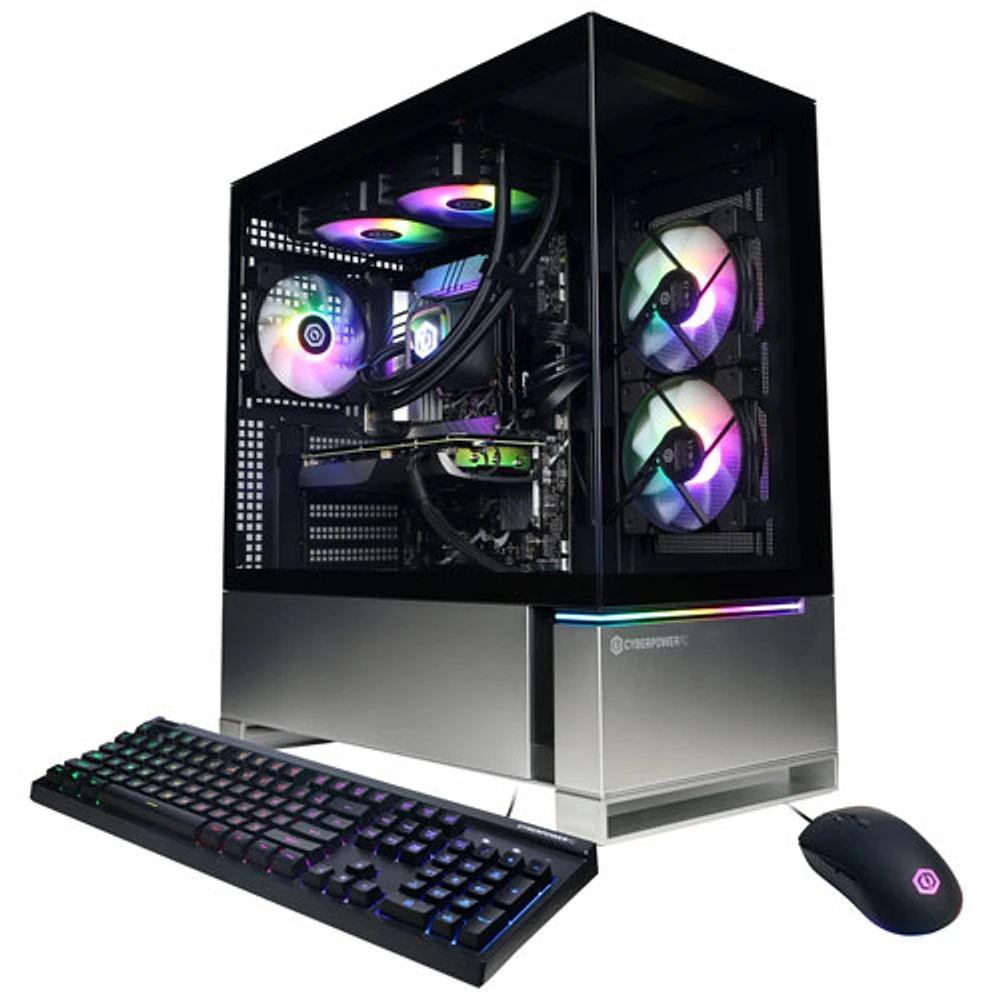 CyberPowerPC Gamer Supreme Gaming PC (AMD Ryzen 7 8700F/32GB RAM/2TB SSD/GeForce RTX 4070 Super) - Eng