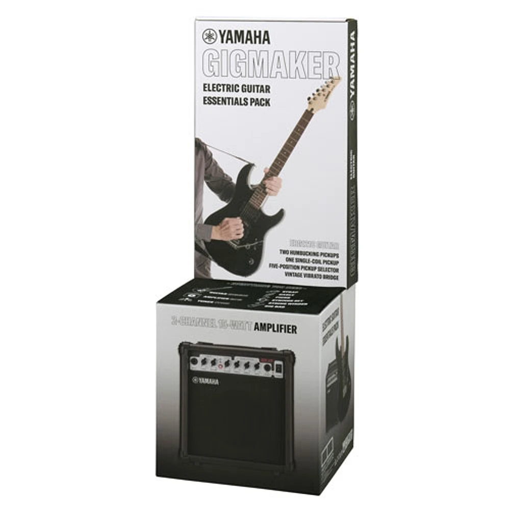 Yamaha Electric Guitar Pack (ERG121GPII) - Black