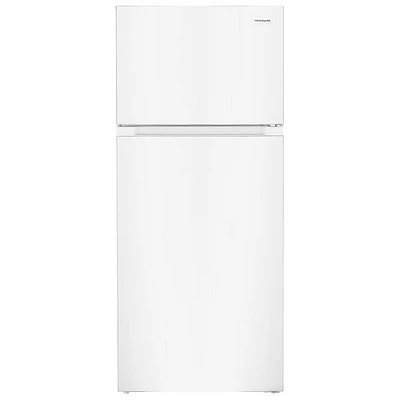 Réfrigérateur à congélateur supérieur 16 pi³ 28 po de Frigidaire (FRTE1622AW) - Blanc