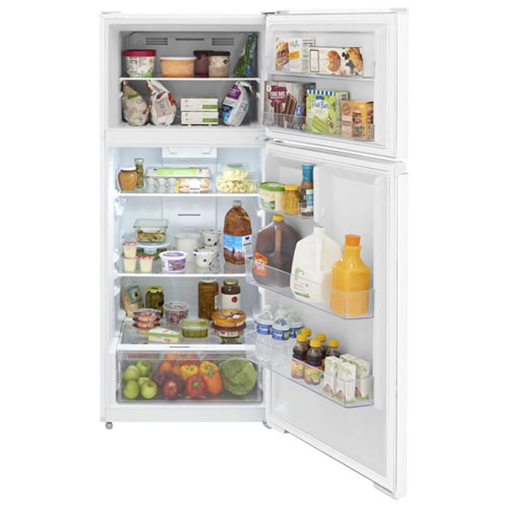 Réfrigérateur à congélateur supérieur 16 pi³ 28 po de Frigidaire (FRTE1622AW) - Blanc