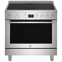 Electrolux 36" 4.4 Cu. Ft. True Convection 5-Element Freestanding Induction Range (ECFI3668AS) - Stainless Steel