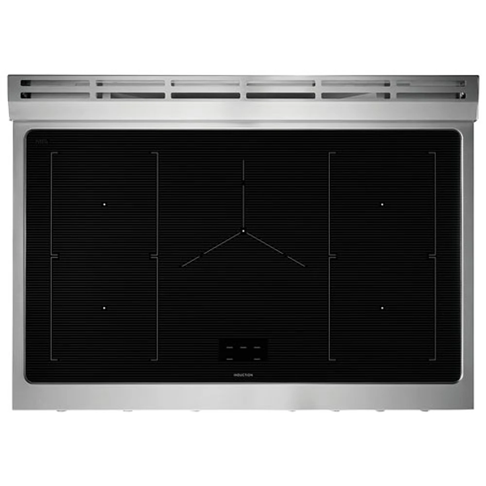 Cuisinière à induction autonome à 5 éléments avec convection véritable 4,4 pi³ 36 po d'Electrolux (ECFI3668AS) - Inox