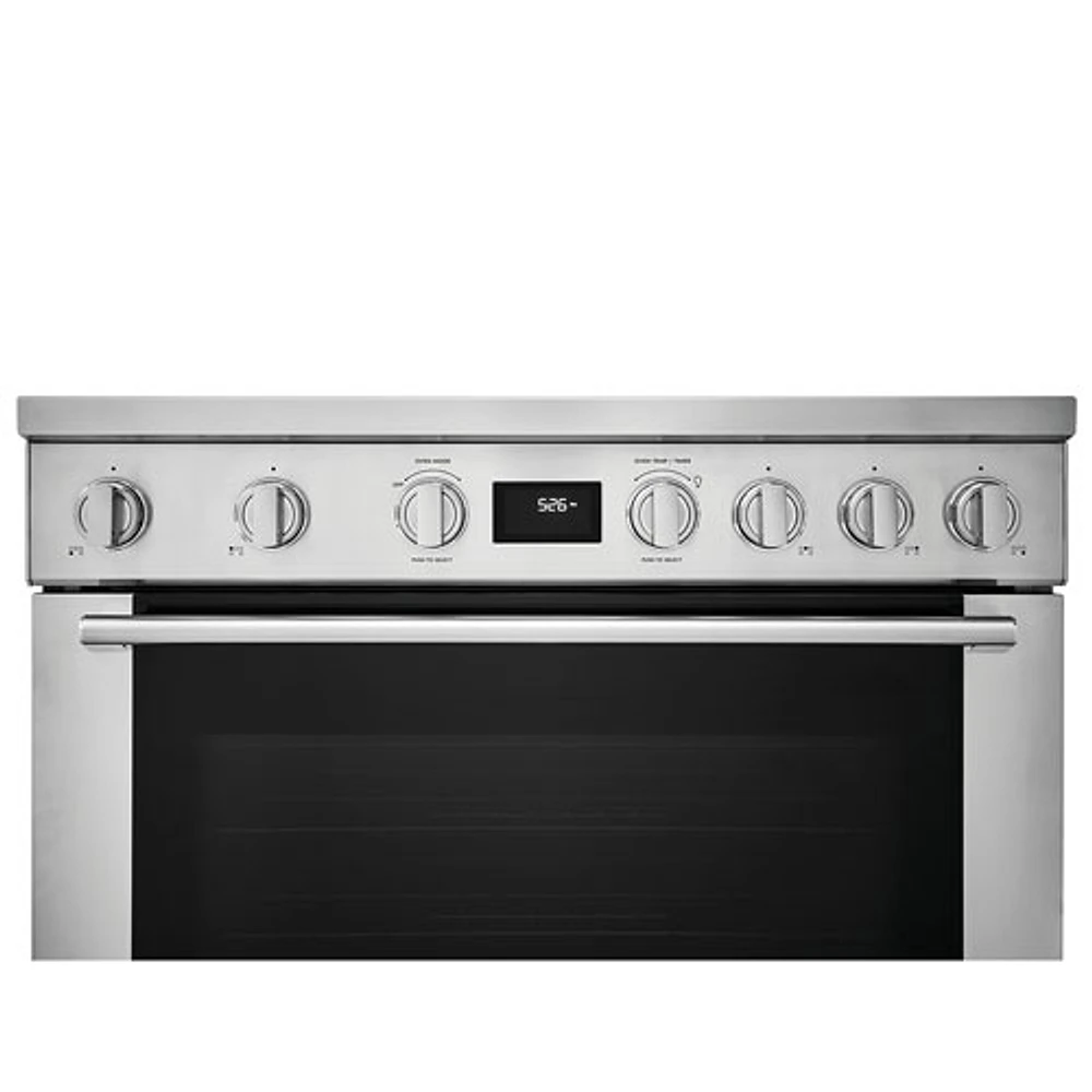 Cuisinière à induction autonome à 5 éléments avec convection véritable 4,4 pi³ 36 po d'Electrolux (ECFI3668AS) - Inox