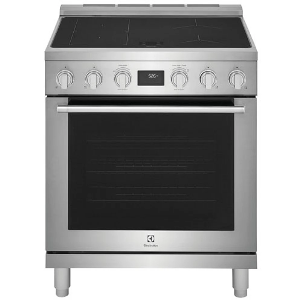 Electrolux 30" 4.6 Cu. Ft. True Convection Freestanding Induction Range (ECFI3068AS) - Stainless Steel