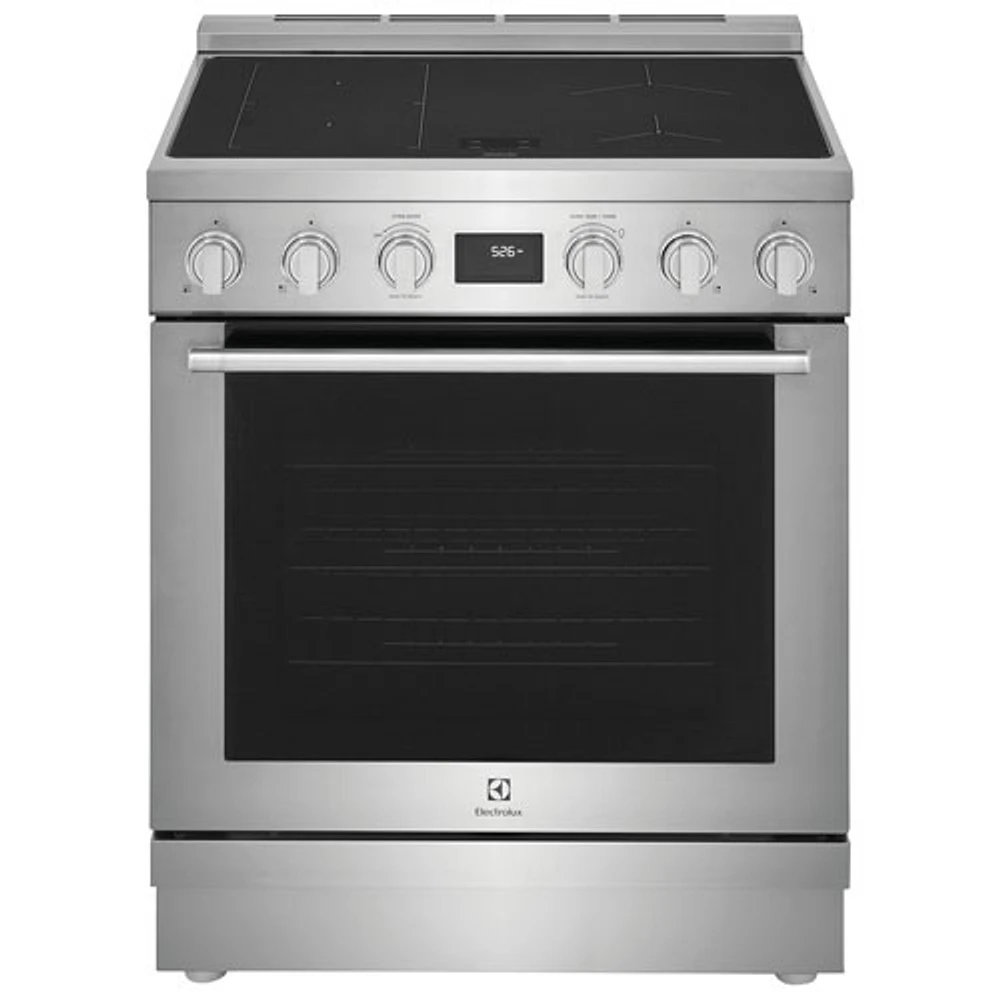 Electrolux 30" 4.6 Cu. Ft. True Convection Freestanding Induction Range (ECFI3068AS) - Stainless Steel