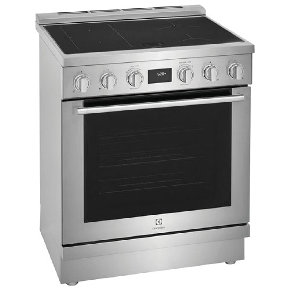 Electrolux 30" 4.6 Cu. Ft. True Convection Freestanding Induction Range (ECFI3068AS) - Stainless Steel