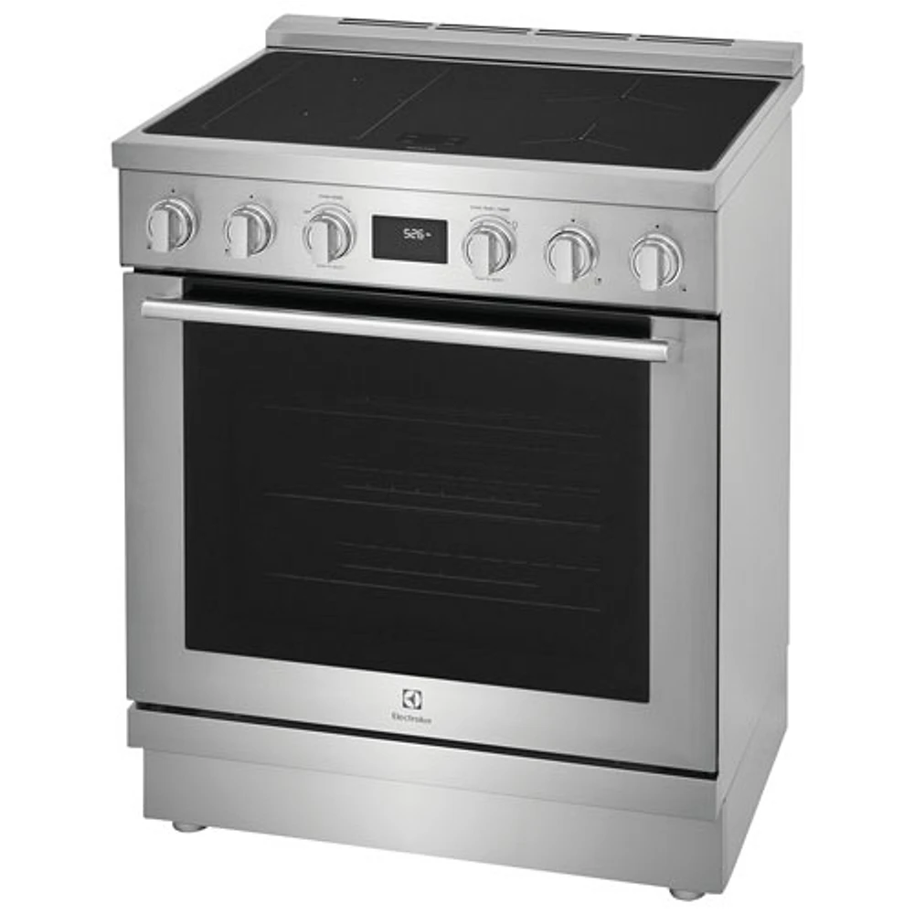 Electrolux 30" 4.6 Cu. Ft. True Convection Freestanding Induction Range (ECFI3068AS) - Stainless Steel