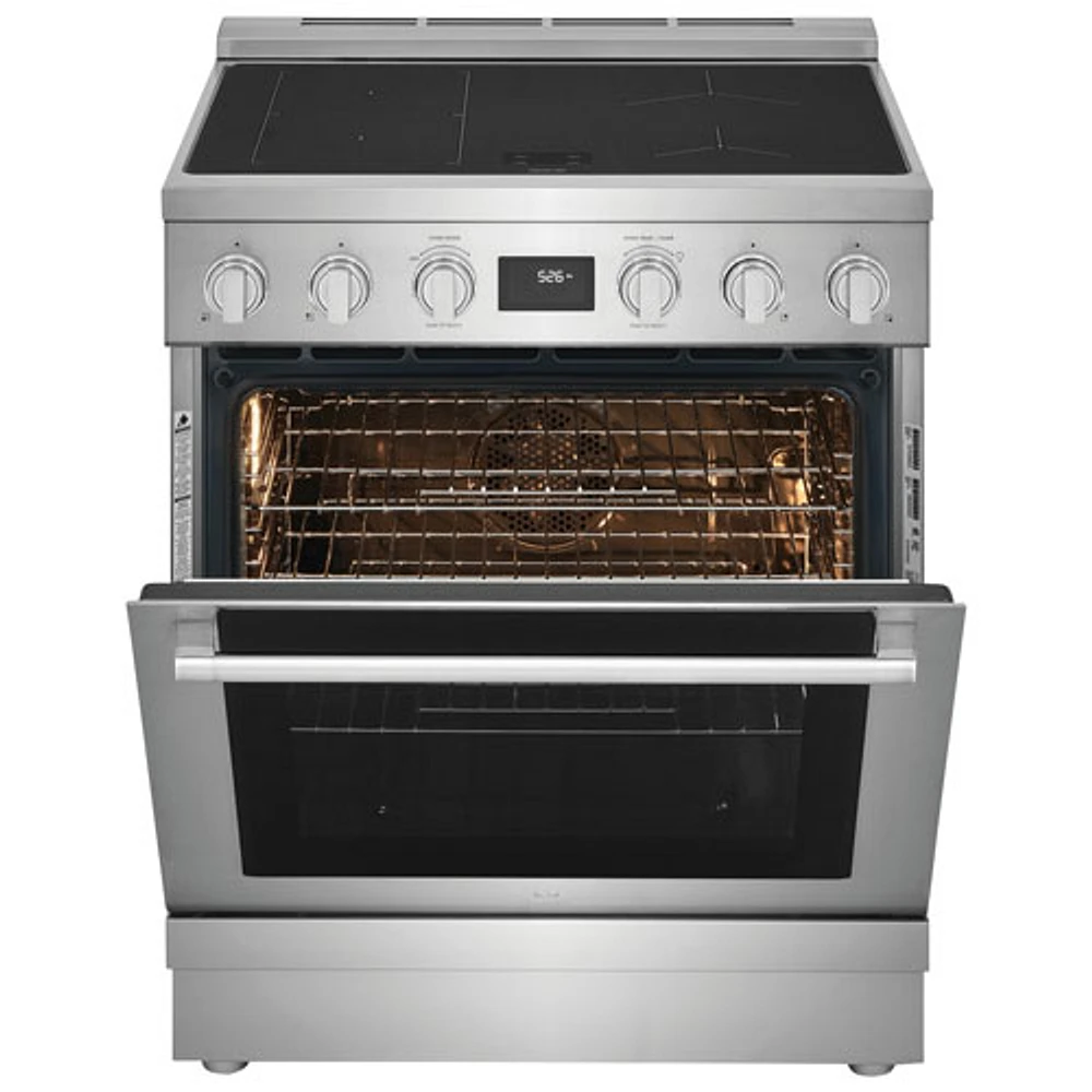 Electrolux 30" 4.6 Cu. Ft. True Convection Freestanding Induction Range (ECFI3068AS) - Stainless Steel