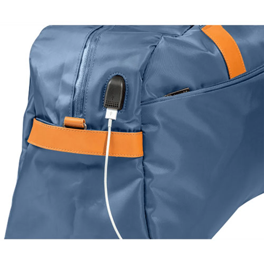 Sac de sport en nylon imperméable Weekender de Champs - Bleu marine