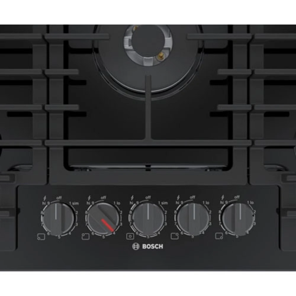 Bosch 30" 5-Burner Gas Cooktop (NGM8049UC) - Black