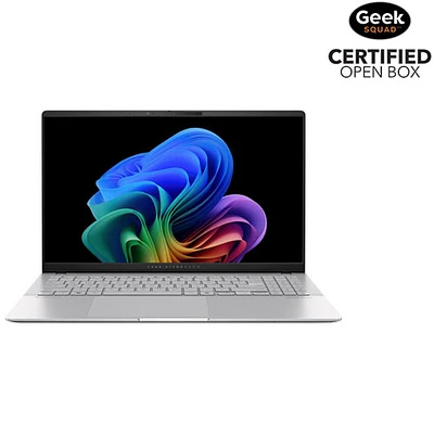 Boîte ouverte - Portable VivoBook S 15 Copilot+ PC DELO de 15,6 po d'ASUS (Snapdragon X Elite/RAM 32 Go/SSD 1 To)