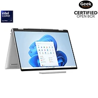 Boîte ouverte - Portable 2-en-1 de 16 po Envy x360 de HP - Argenté glacier (Core Ultra 7 155U d'Intel/RAM 16 Go/SSD 1 To)